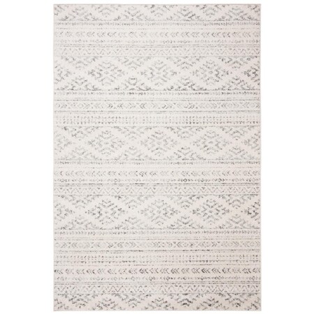Safavieh 12 x 18 ft. Tulum Power Loomed Rectangle Area Rug Ivory & Grey TUL272A-1218